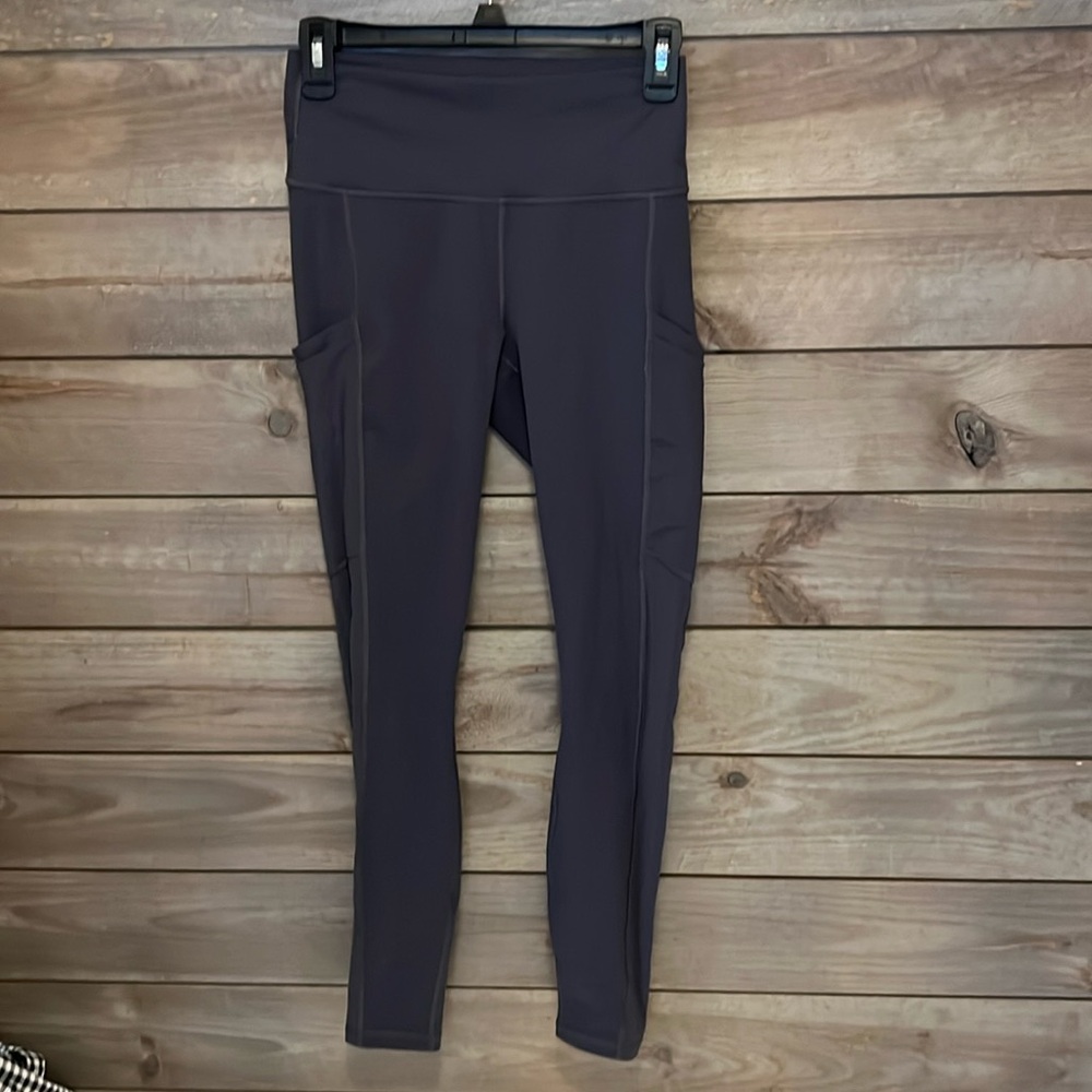 Fabletics Powerhold dark gray 7/8 leggings